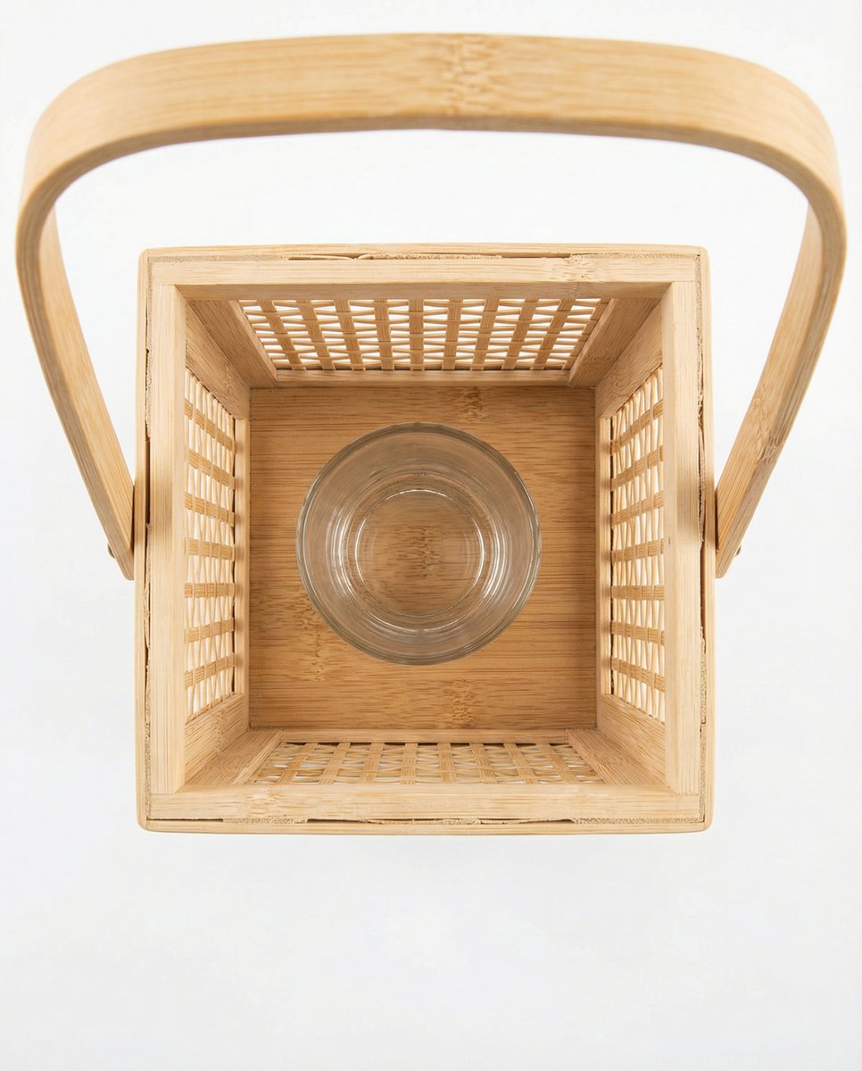 Farolillo Decorativo de Madera y Bambú FSC - Livarno Home