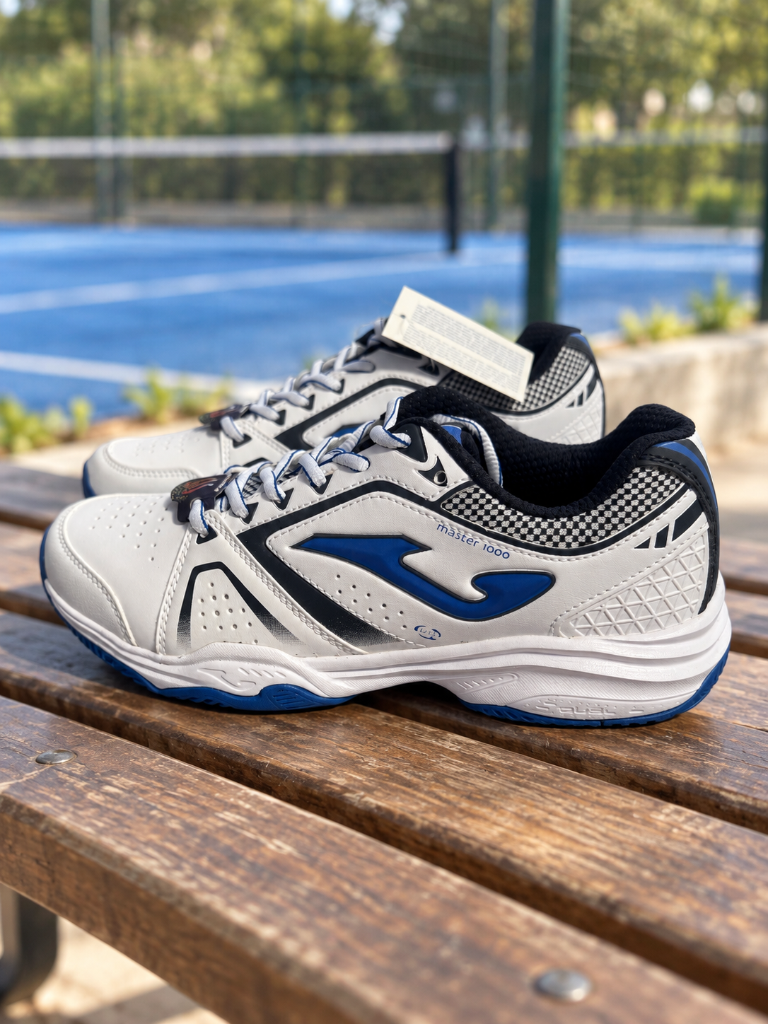 Zapatillas Joma Master 1000 Men 702 blancas y azules — lifestyle