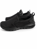 Zapatillas Joma Laceless Men 2201 negras sin cordones — fondo blanco