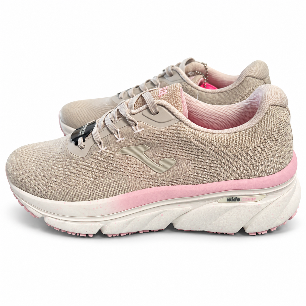 Joma Atreyu Lady 2525 beige y rosa — fondo blanco