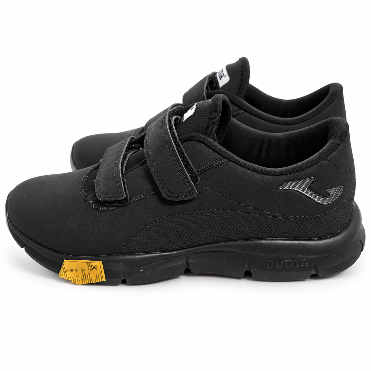 Joma Neftis Lady 2101 negras con doble cierre — fondo blanco