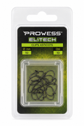 Prowess Elitech Clips Asticots Ø 10 mm, pack de 10 sobre fondo blanco