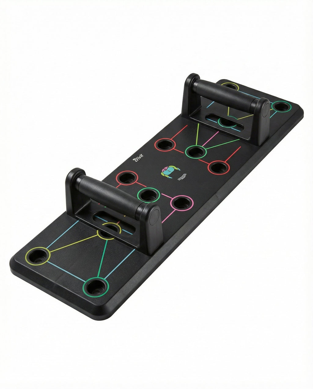 Tabla Push-Up Board Multifunción con Guía de Ejercicios - Crivit
