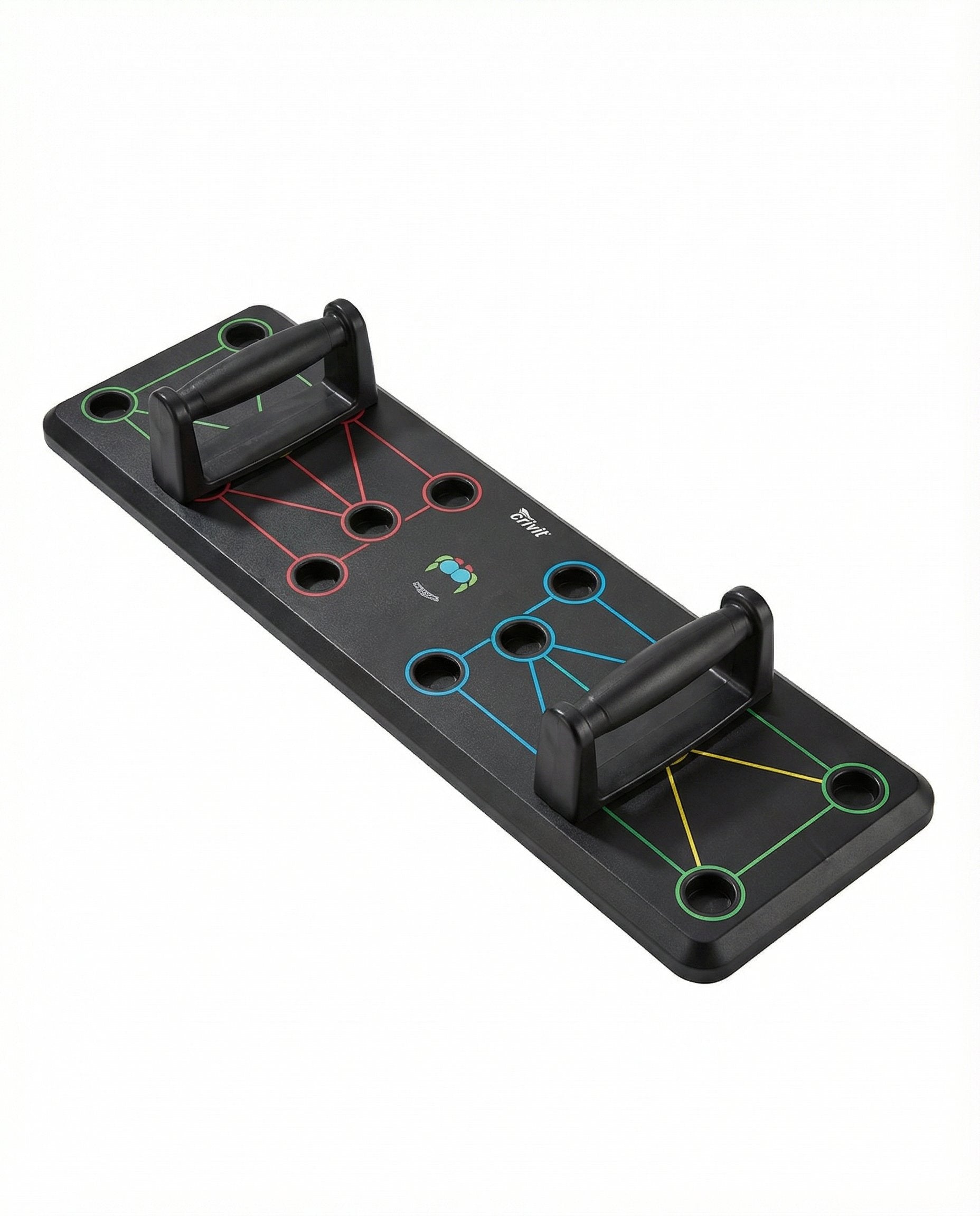 Tabla Push-Up Board Multifunción con Guía de Ejercicios - Crivit