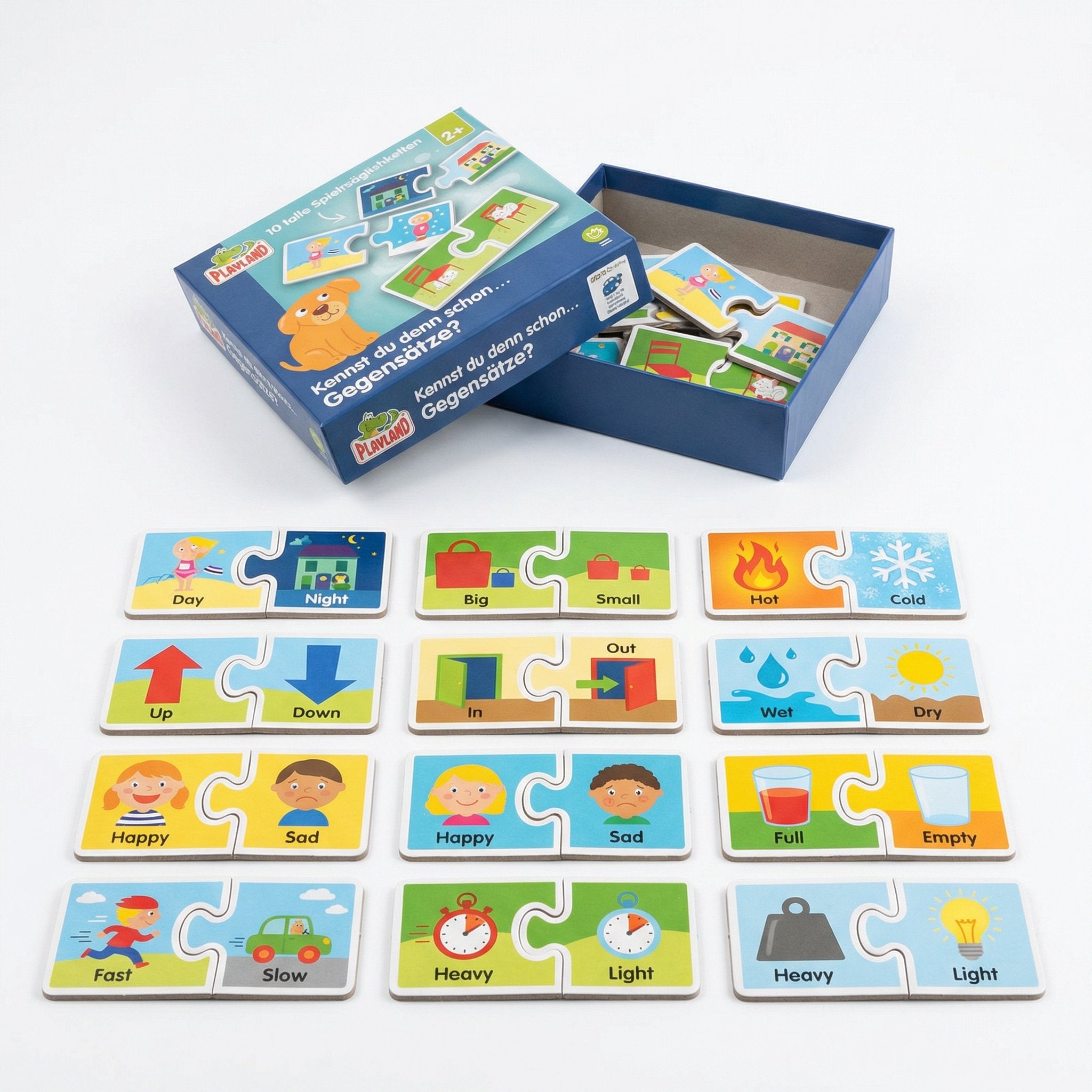 Puzzle Educativo Los Opuestos 10 Juegos en 1 - Playland