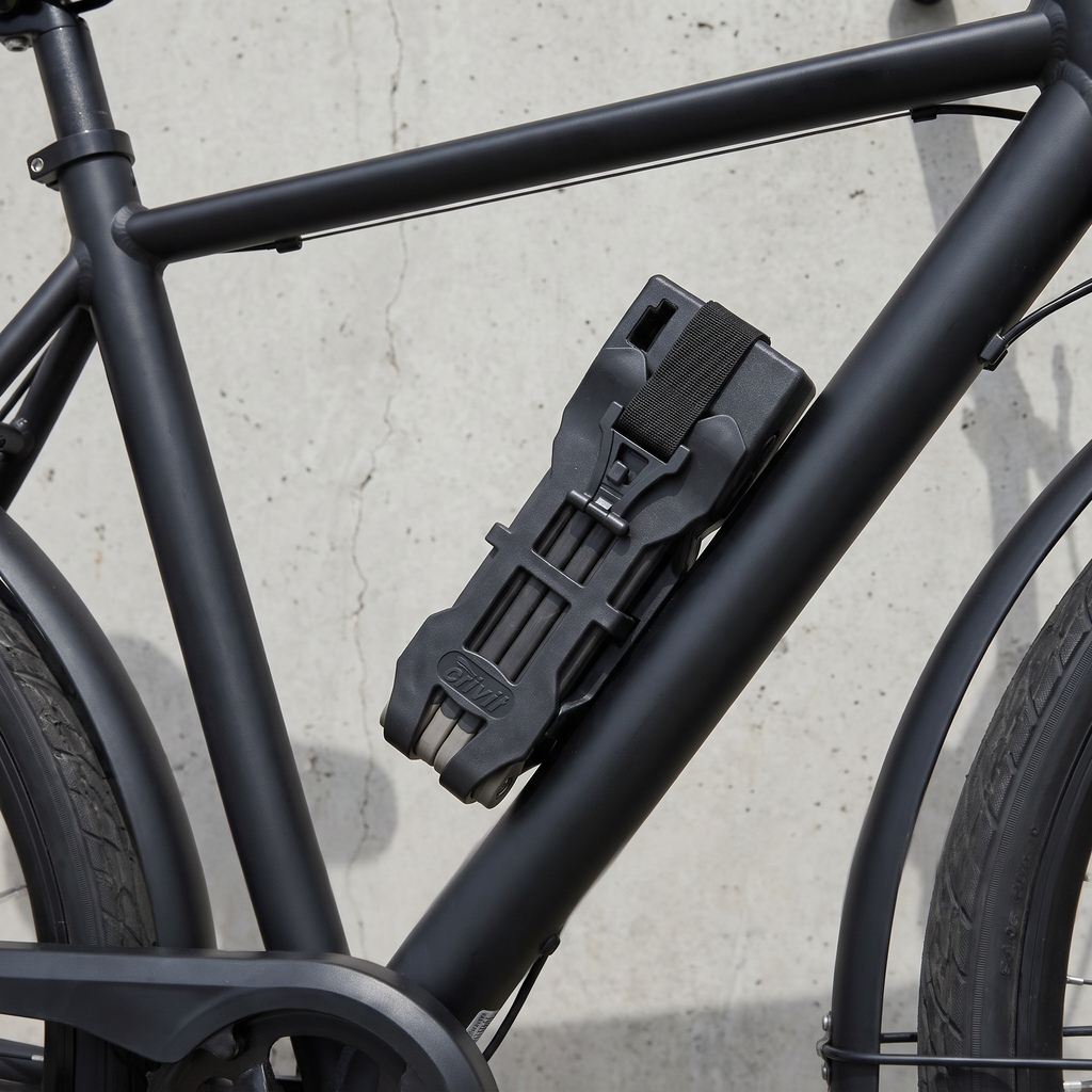 CRIVIT Candado Plegable para Bicicleta 83 cm