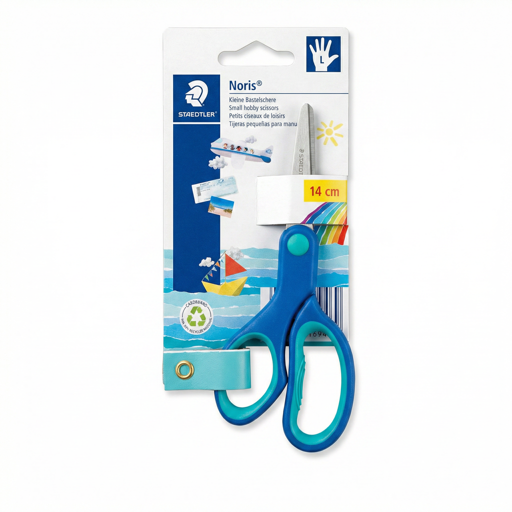 Tijeras Manualidades Staedtler Noris 14cm Zurdos