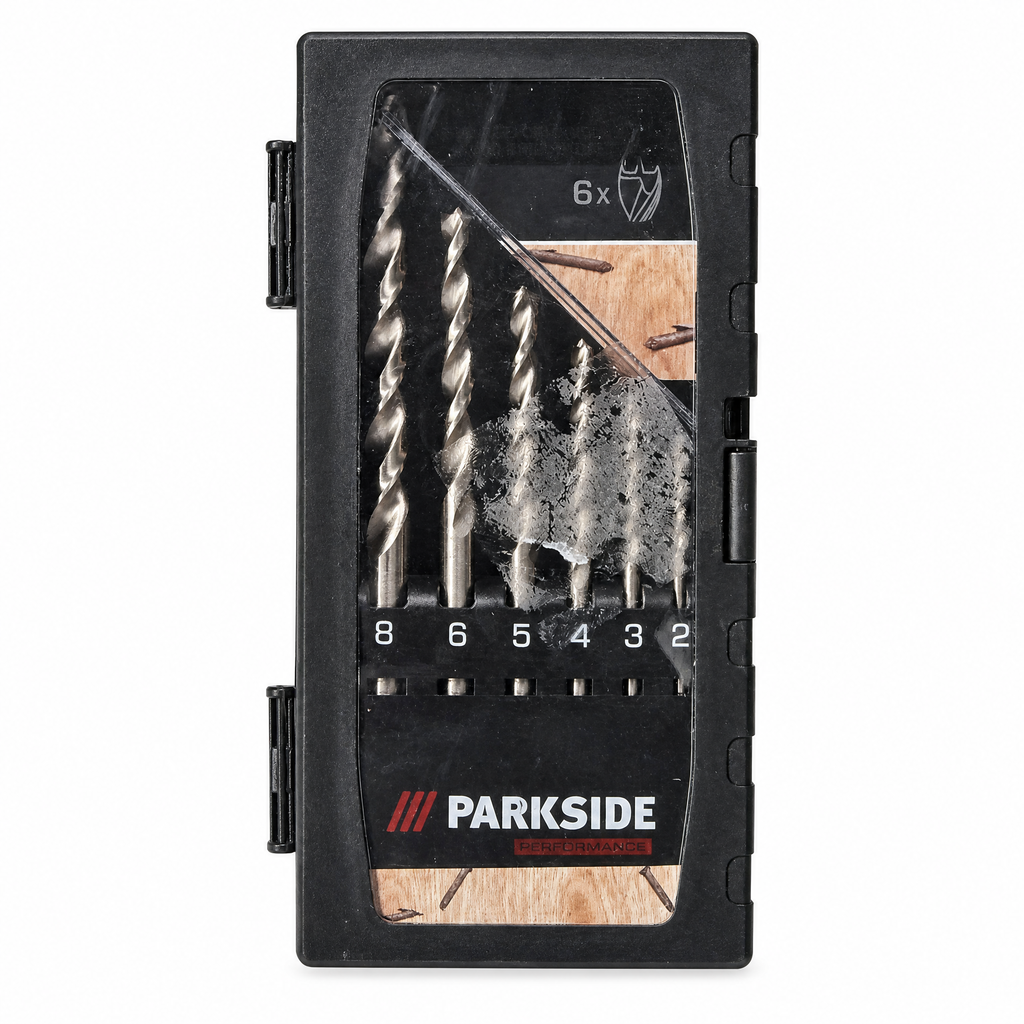 Parkside juego de brocas con estuche de diseño funcional