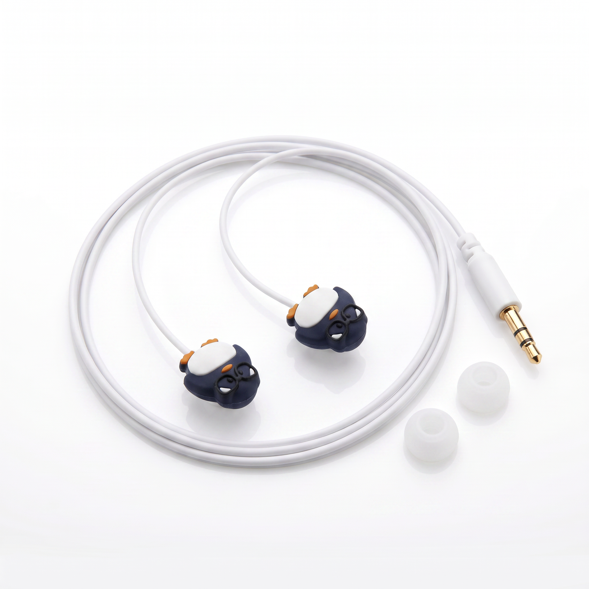 SilverCrest Auriculares Intraurales Pingüino con Jack 3,5 mm