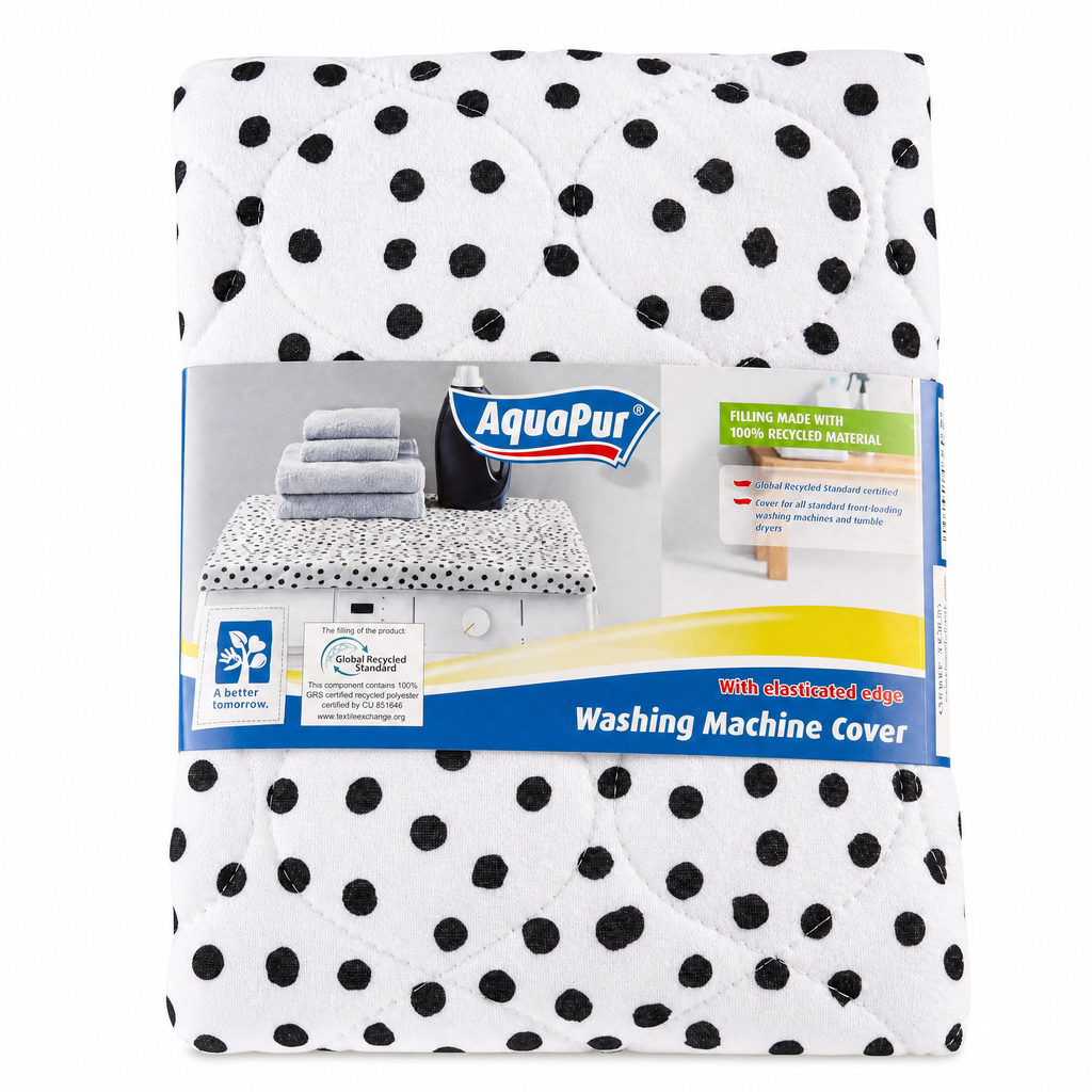 AquaPur Funda Lavadora Acolchada Topitos