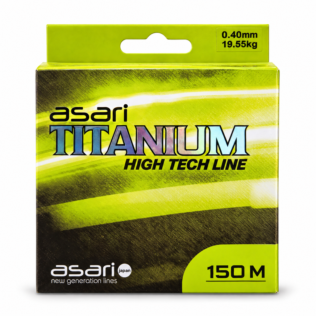 Asari Titanium High Tech Line 0,40 mm · 150 m