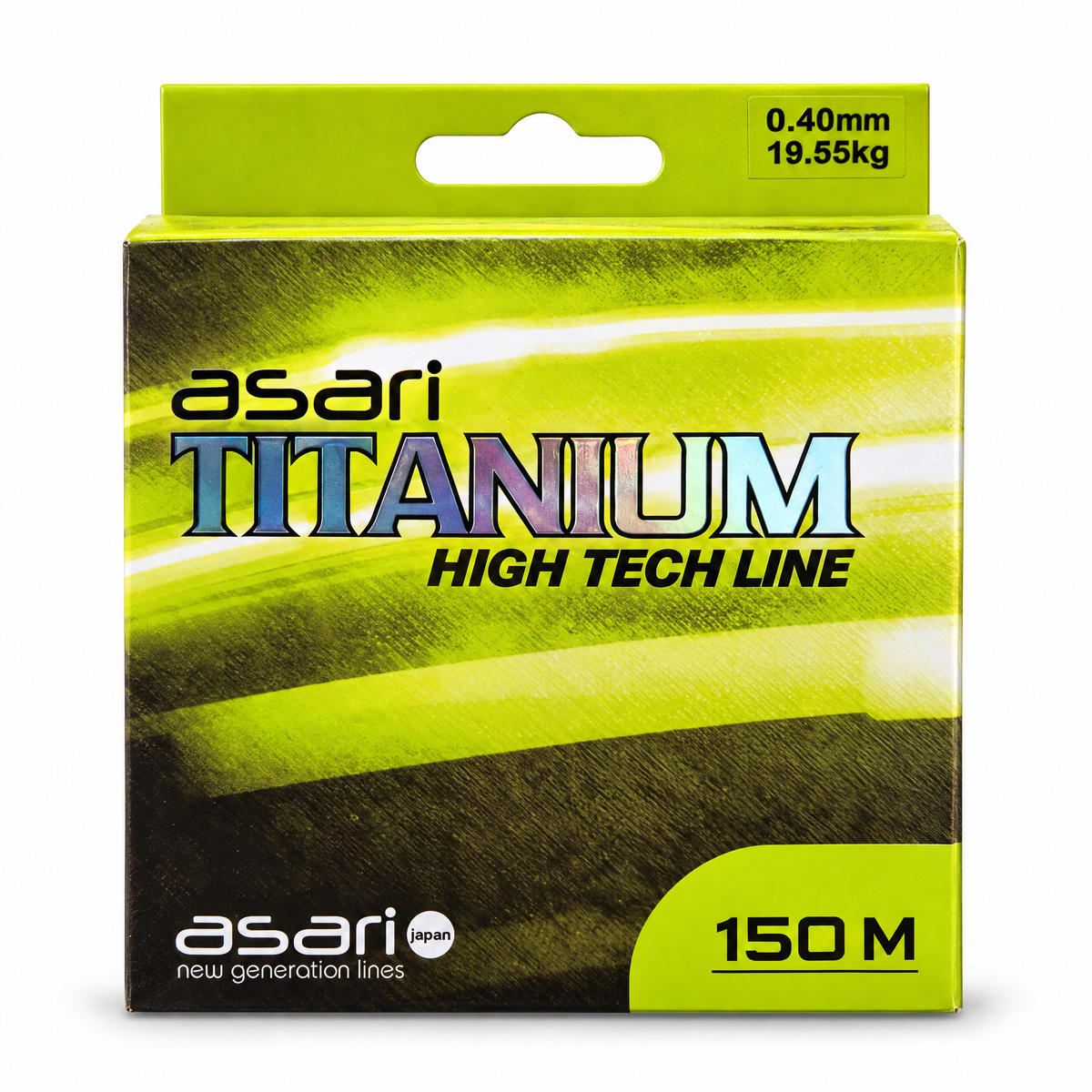 Asari Titanium High Tech Line 0,40 mm · 150 m
