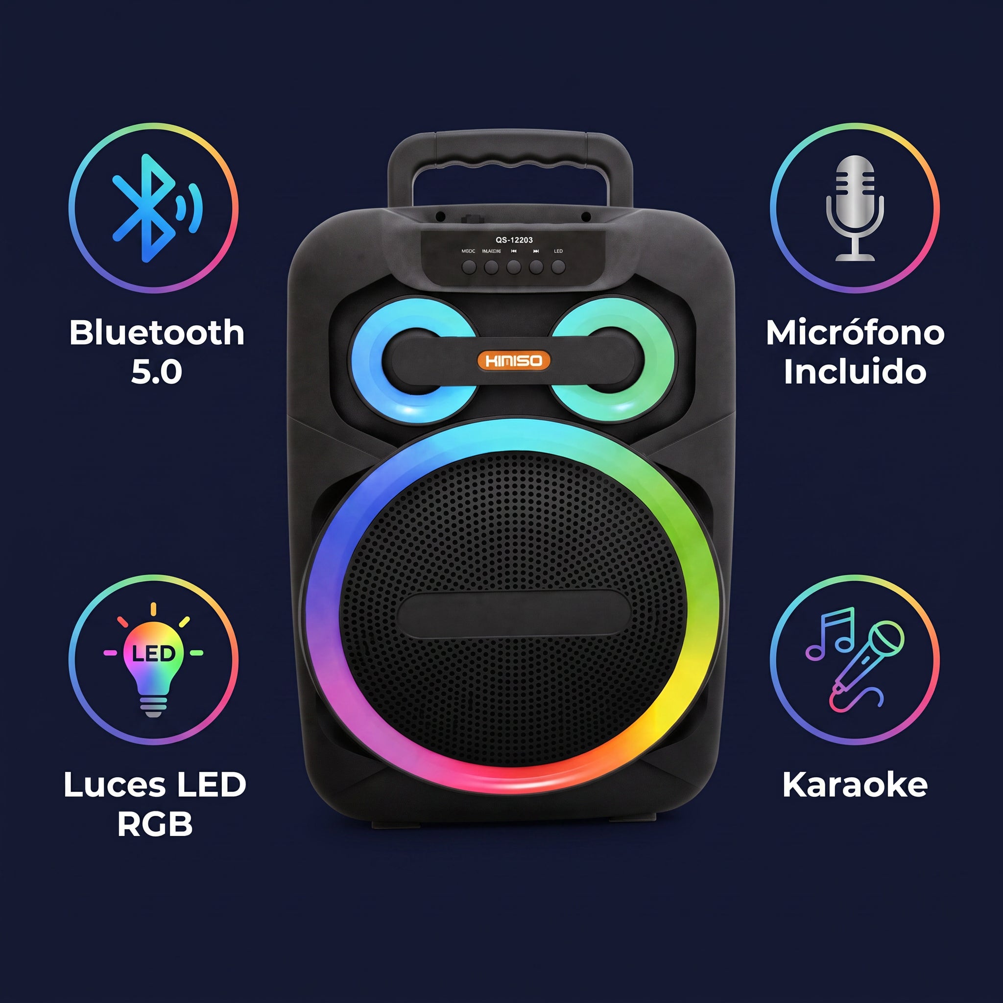 Altavoz Karaoke Kimiso QS12203