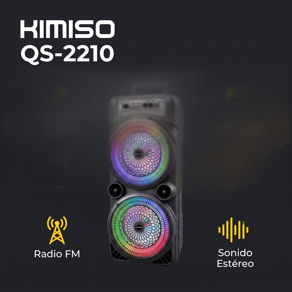 Altavoz Karaoke Kimiso sin micrófono QS-2210