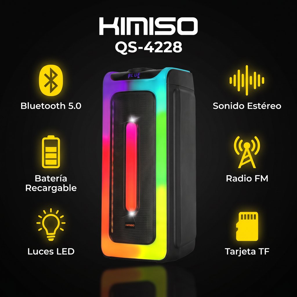 Altavoz Karaoke Kimiso QS-4228