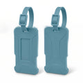 Topmove Traveler, pack de 2 etiquetas para maleta turquesas