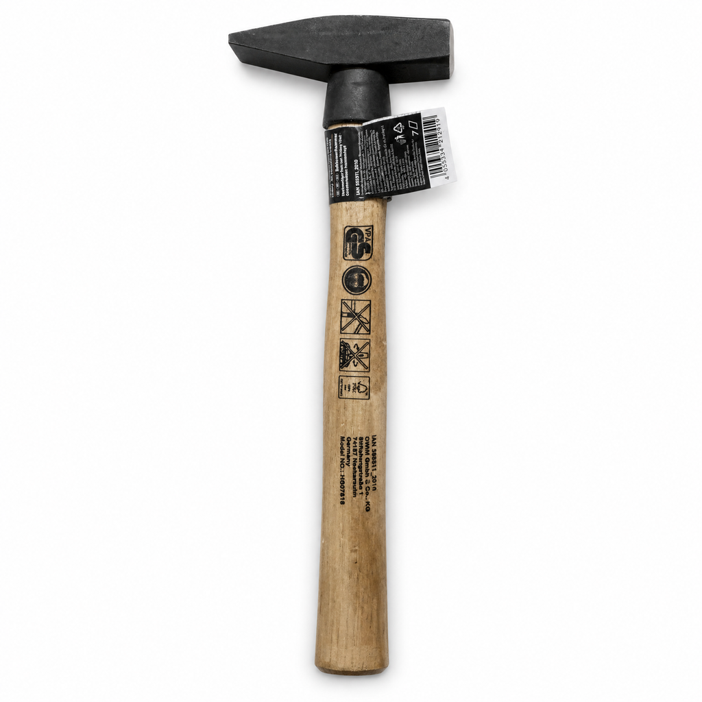 Martillo de Cerrajero Parkside 500 g con Mango de Hickory