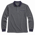 Polo Myfties gris oscuro, vista frontal