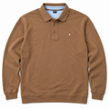 Polo Yellow Skin camel de manga larga, vista frontal