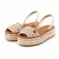 Sandalias Popa Rosario Flecos beige - imagen principal