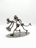 Figura Artesanal de Metal — Jugadores de Rugby