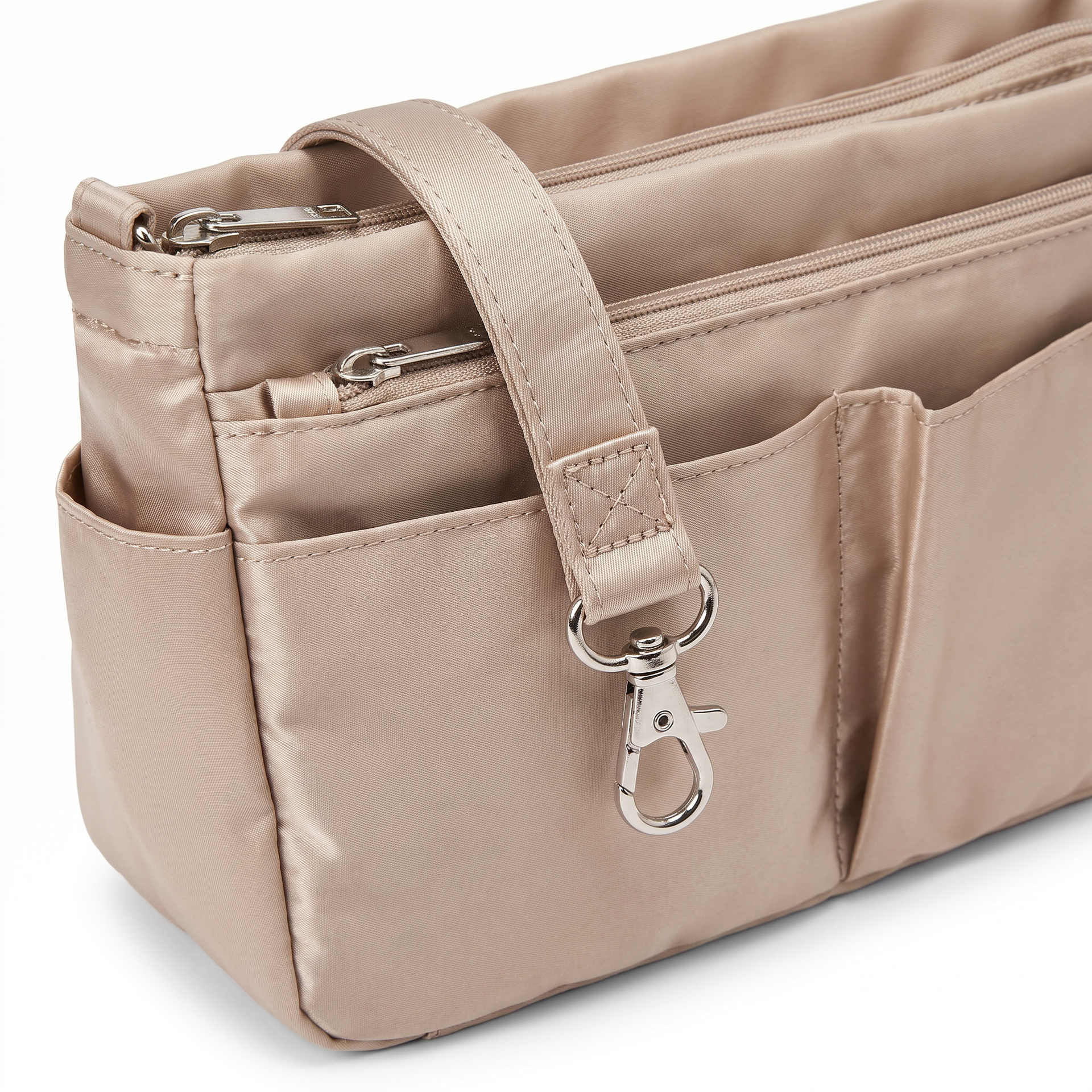 Clevercare Organizador de Bolso Beige con Compartimentos