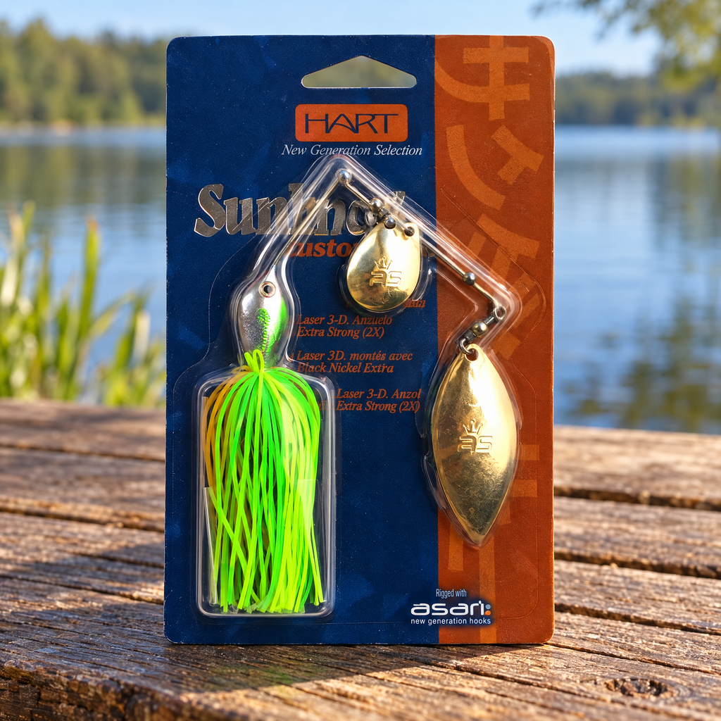 Hart Spinner Bait Custom Bait verde
