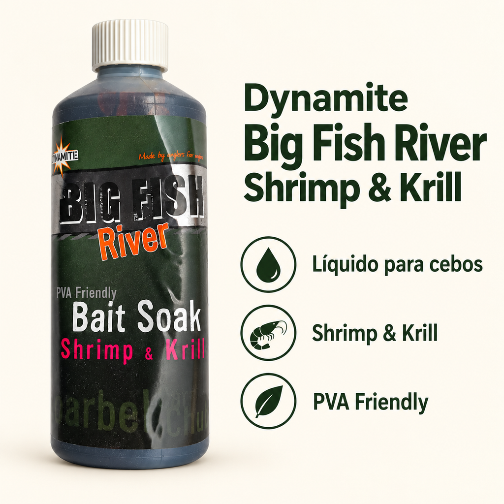 Características visibles de Dynamite Big Fish River Shrimp & Krill