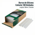 Barras de Silicona Caliente 100 Unidades 100mm Fusión 85°C | Parkside