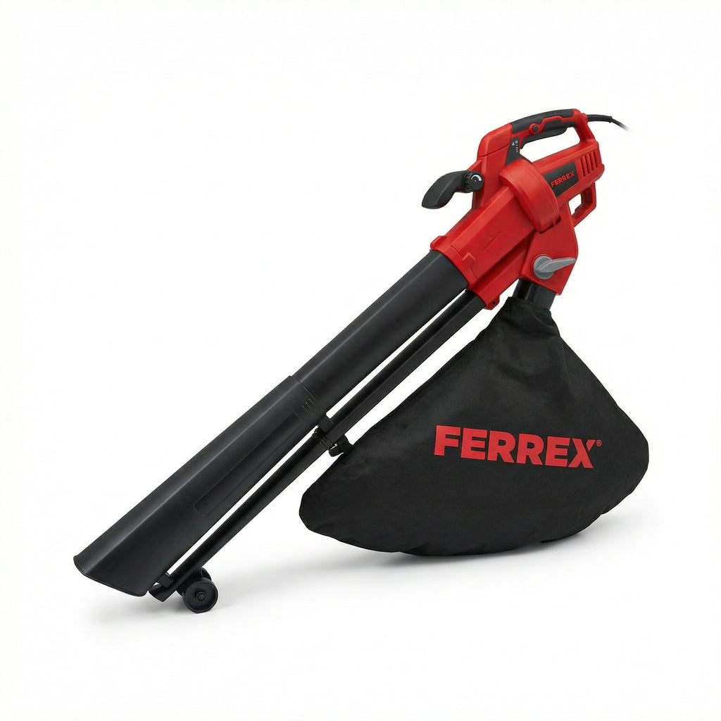 Soplador Aspirador de Hojas Eléctrico 3300W 3 en 1 con Bolsa 45L | Ferrex