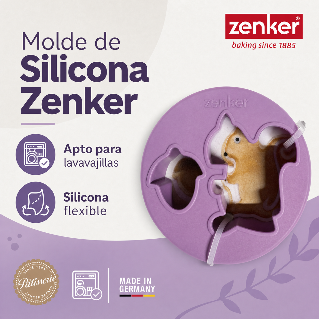 Molde de Silicona Zenker Ardilla
