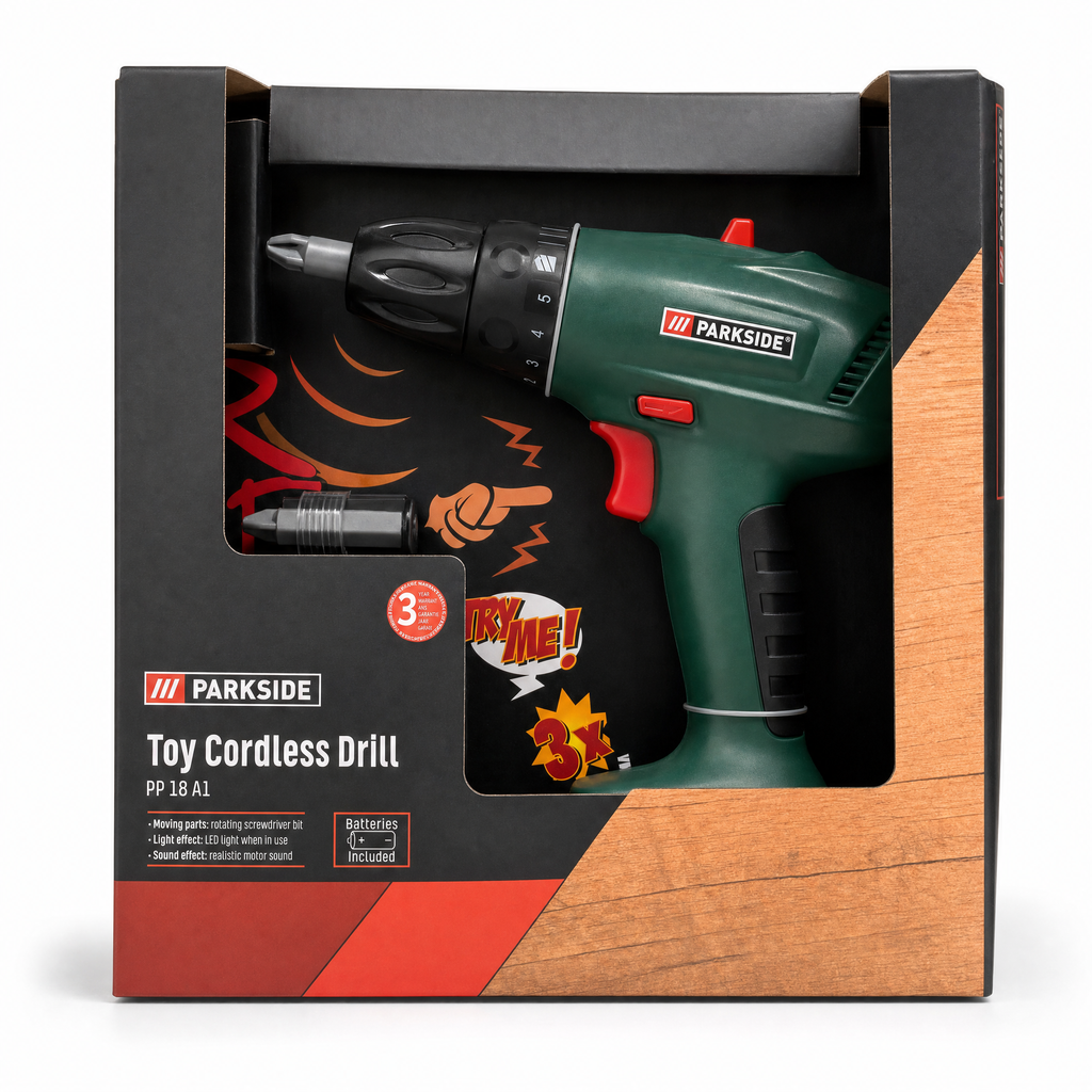 Taladro de juguete Parkside PP 18 A1, vista de producto