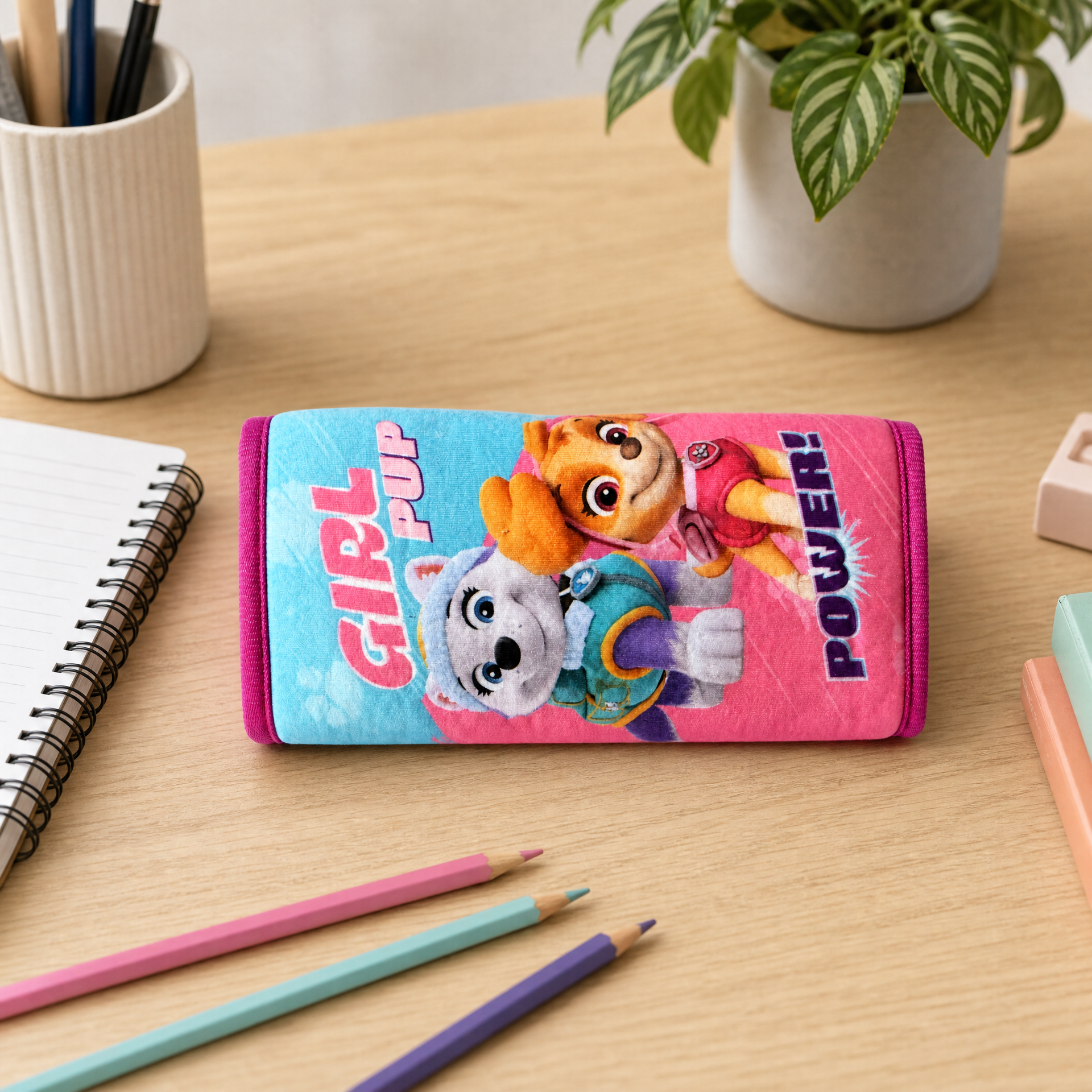 Paw Patrol Estuche escolar portatodo con cremallera para mochilas infantiles