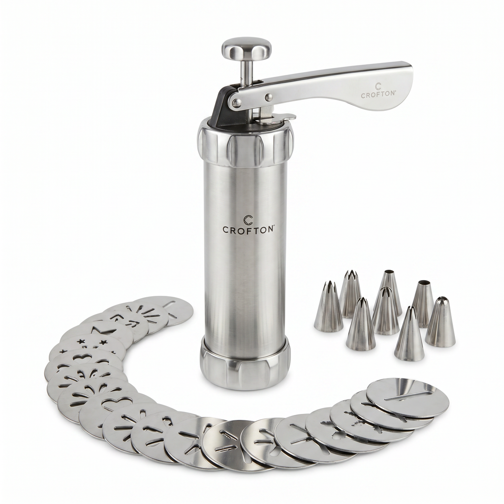 Set Prensa de Galletas Crofton — 26 Piezas Acero Inoxidable