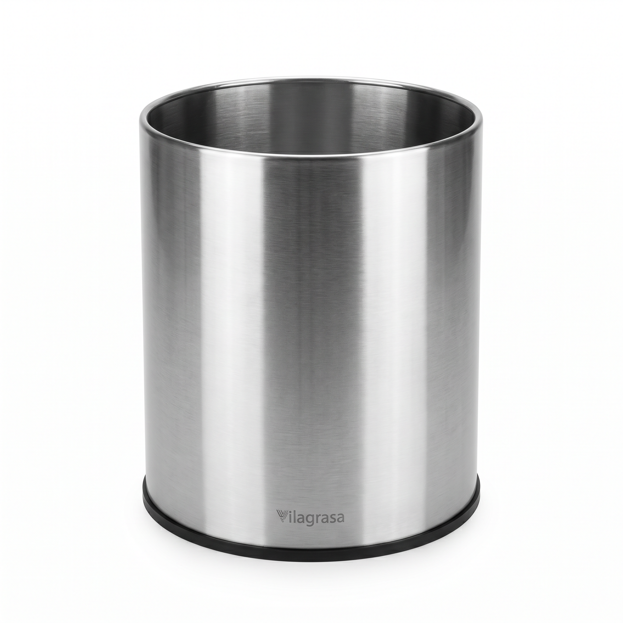 Papelera de Oficina Vilagrasa BAS-1007 — 1007 Inox 12 Litros