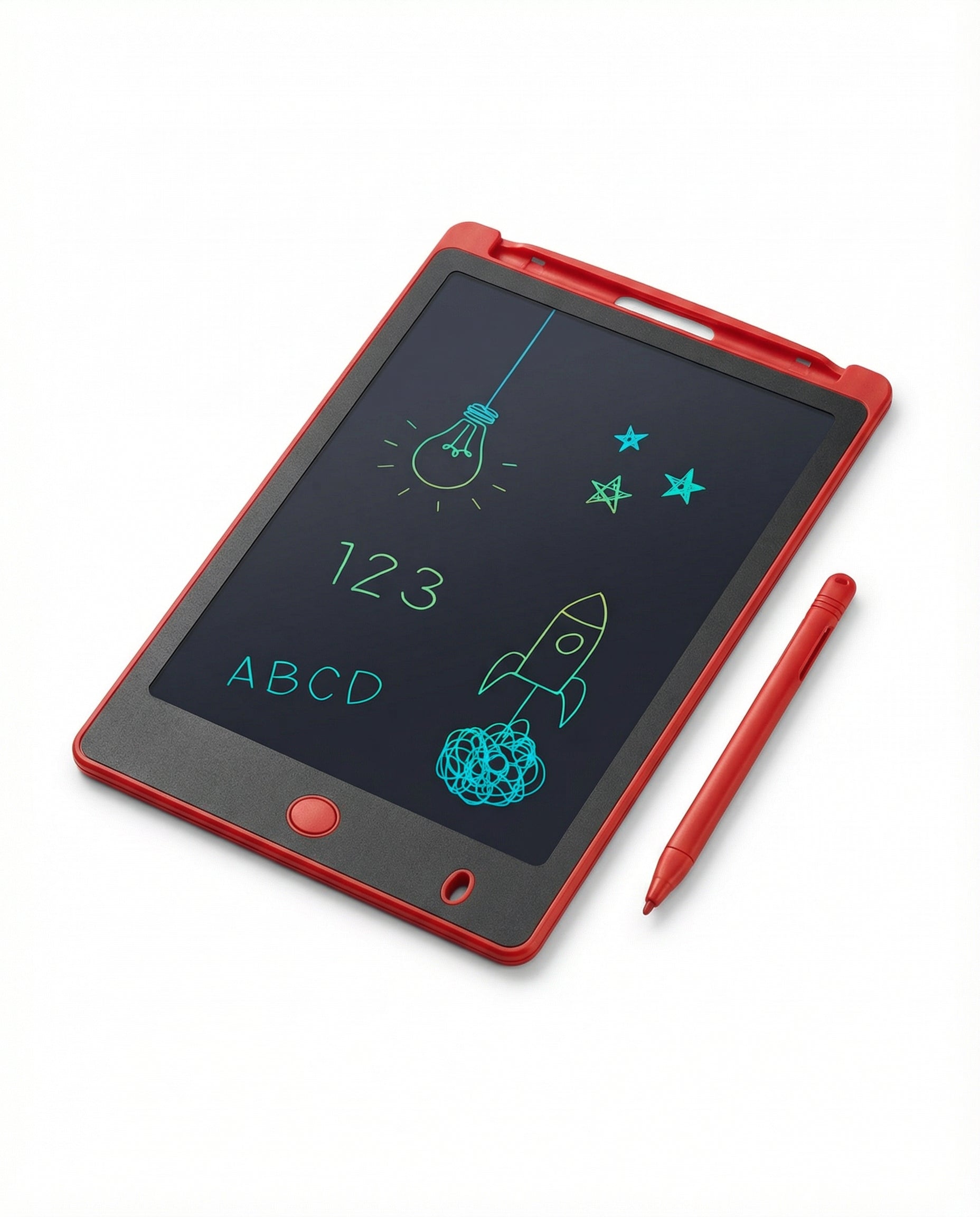 Tableta LCD de Escritura y Dibujo Roja con Lápiz Óptico | Tronic