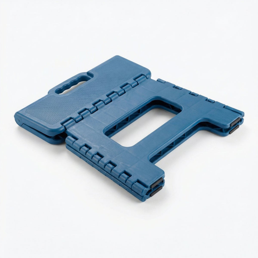 Taburete Plegable Antideslizante Azul - Livarno Home