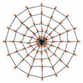 Telaraña LED Decorativa 120cm 80 LEDs Interior/Exterior Halloween | Livarno Home