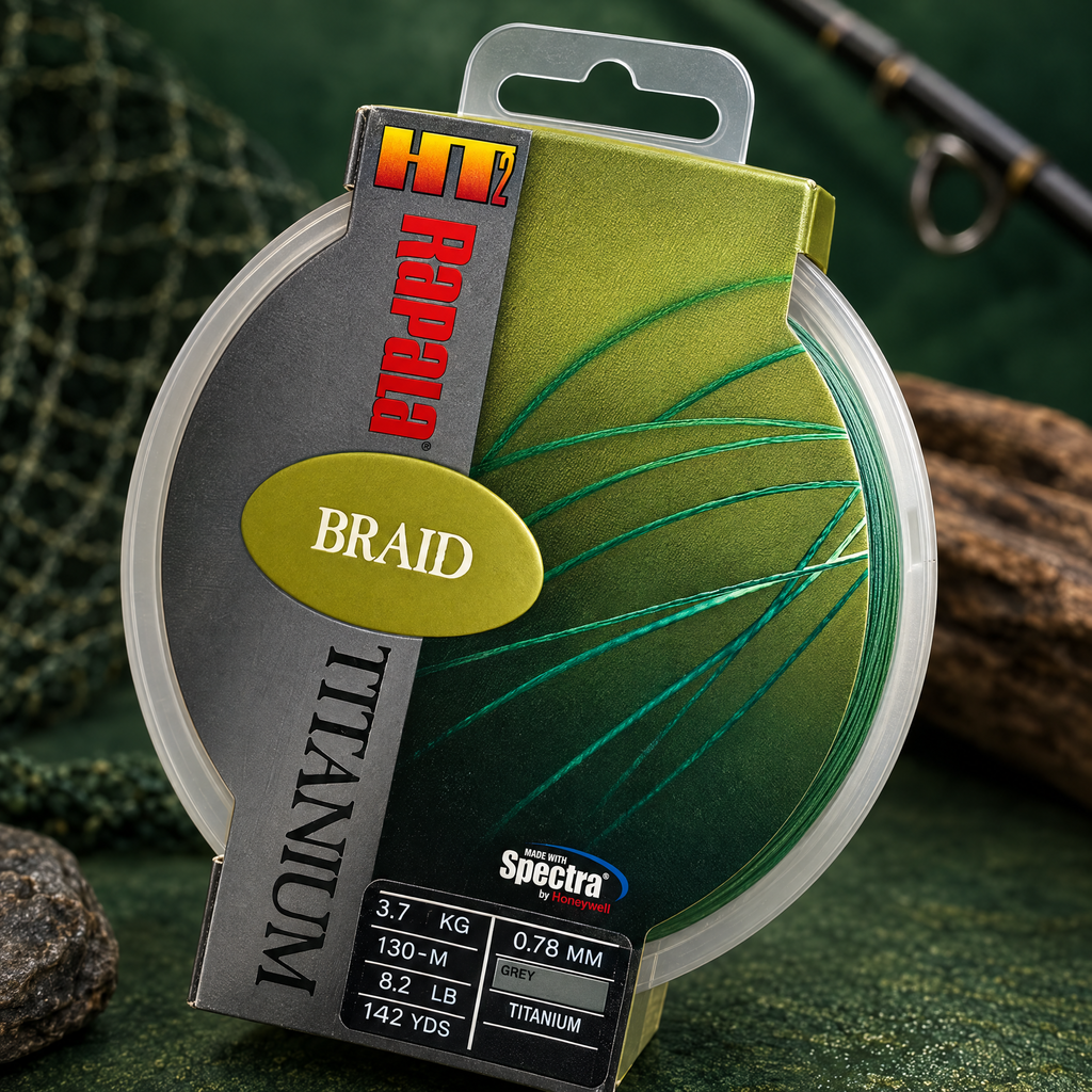 Rapala Titanium Braid 0,078 mm · 130 m