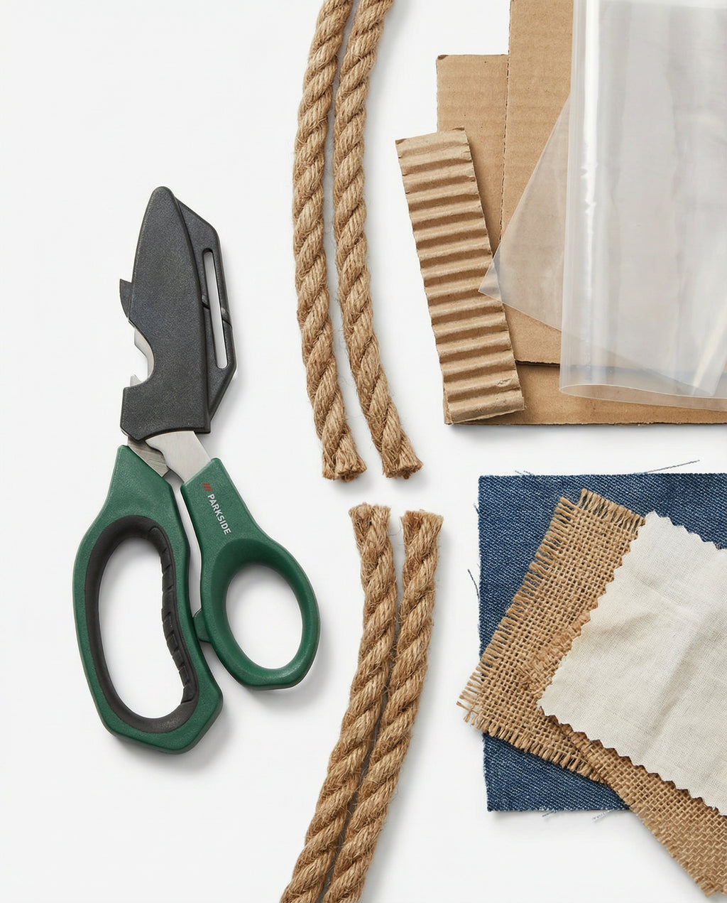 Tijera Multiusos de Jardín para Plástico Cartón y Textiles UV-Resistant | Parkside