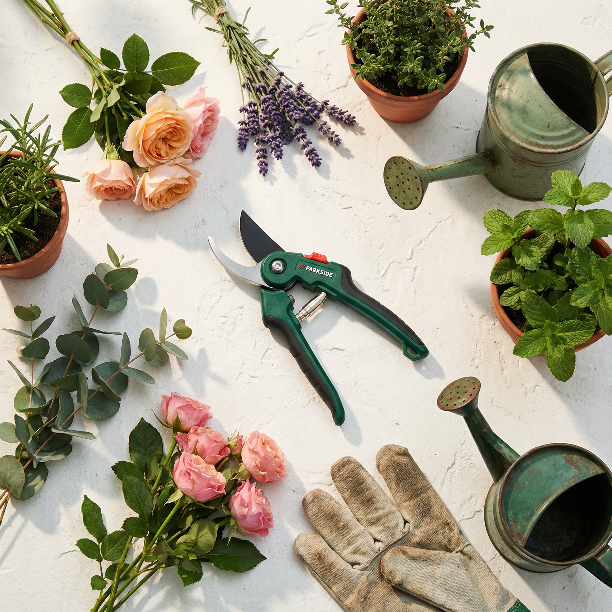 Tijera de Precisión para Plantas y Flores Ø5mm UV-Resistant | Parkside