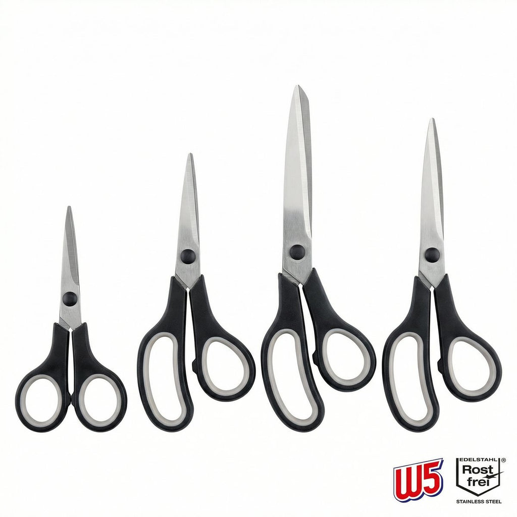 Set 4 Tijeras Acero Inoxidable Multiusos - W5
