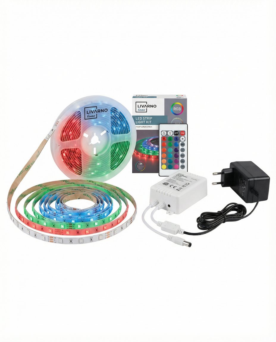 Tira LED RGB 5 Metros con Mando a Distancia - Livarno Home