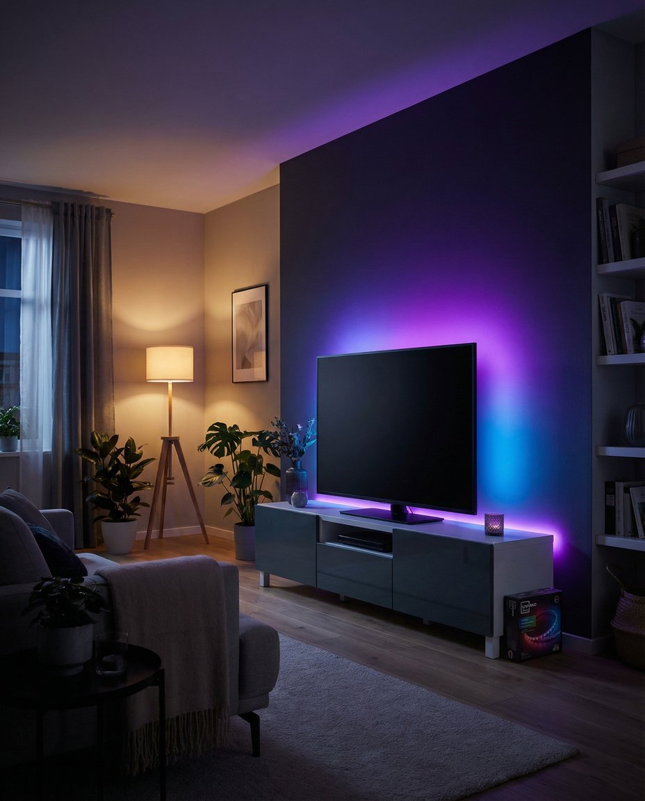 Tira LED RGB 5 Metros con Mando a Distancia - Livarno Home