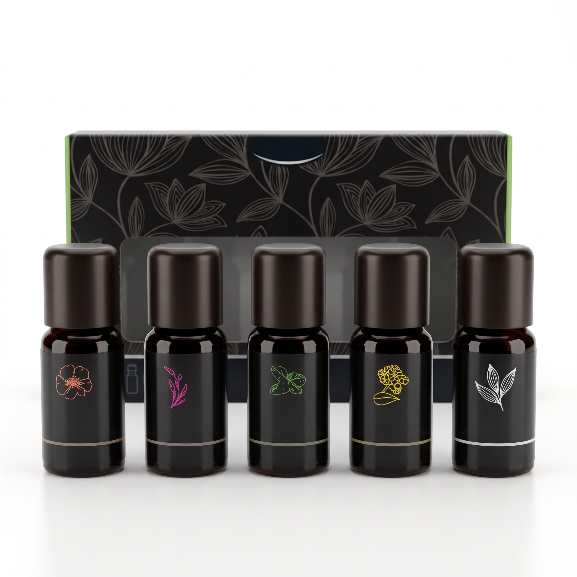 Deluxe Set Aromaterapia 5 Recambios de 10 ml