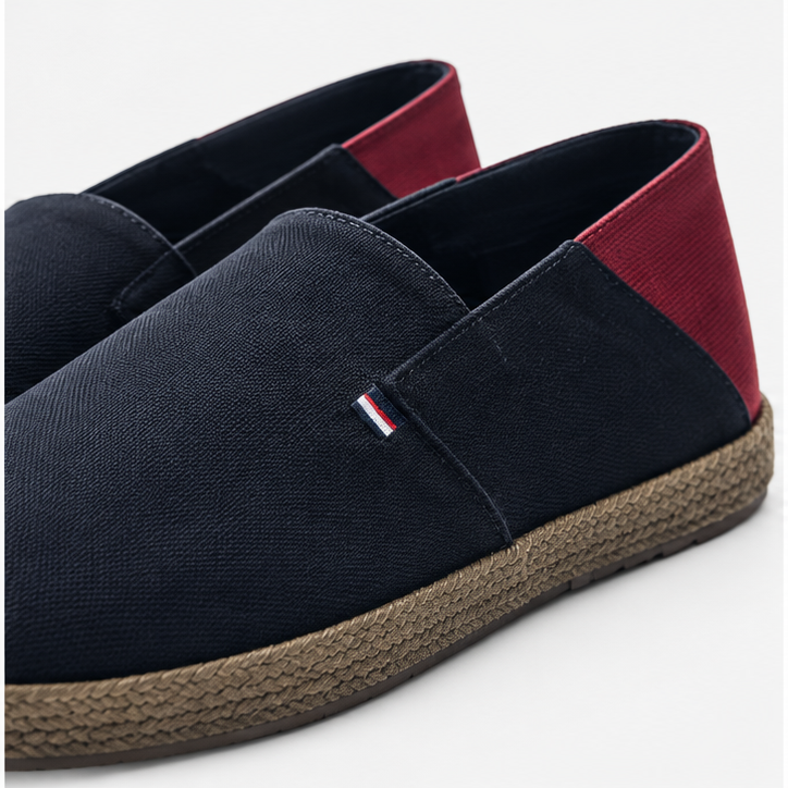 Detalle de alpargatas Tommy Hilfiger 18272 azul marino talla 43
