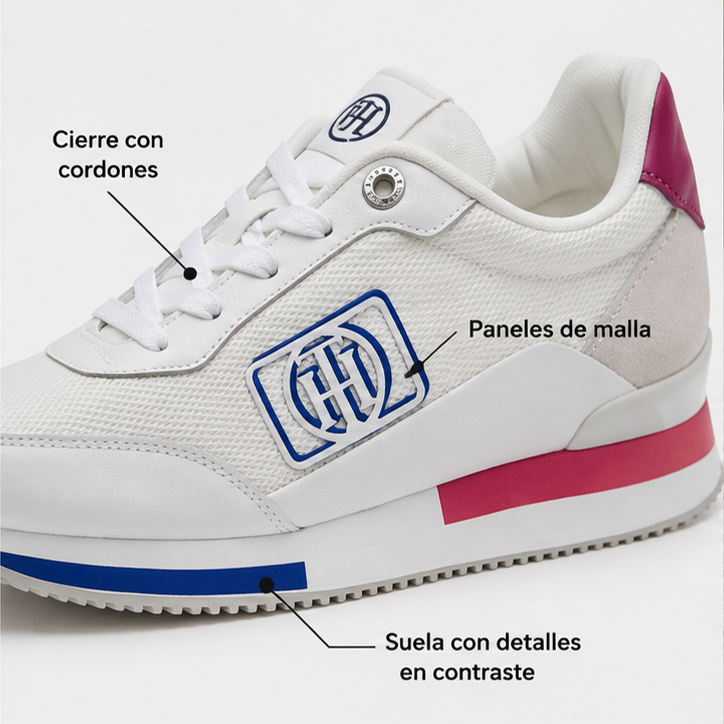 Características de las zapatillas Tommy Hilfiger blancas talla 40