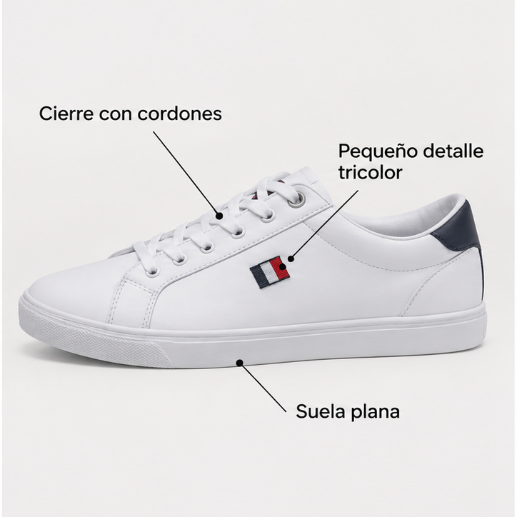 Características de las zapatillas Tommy Hilfiger blancas talla 40