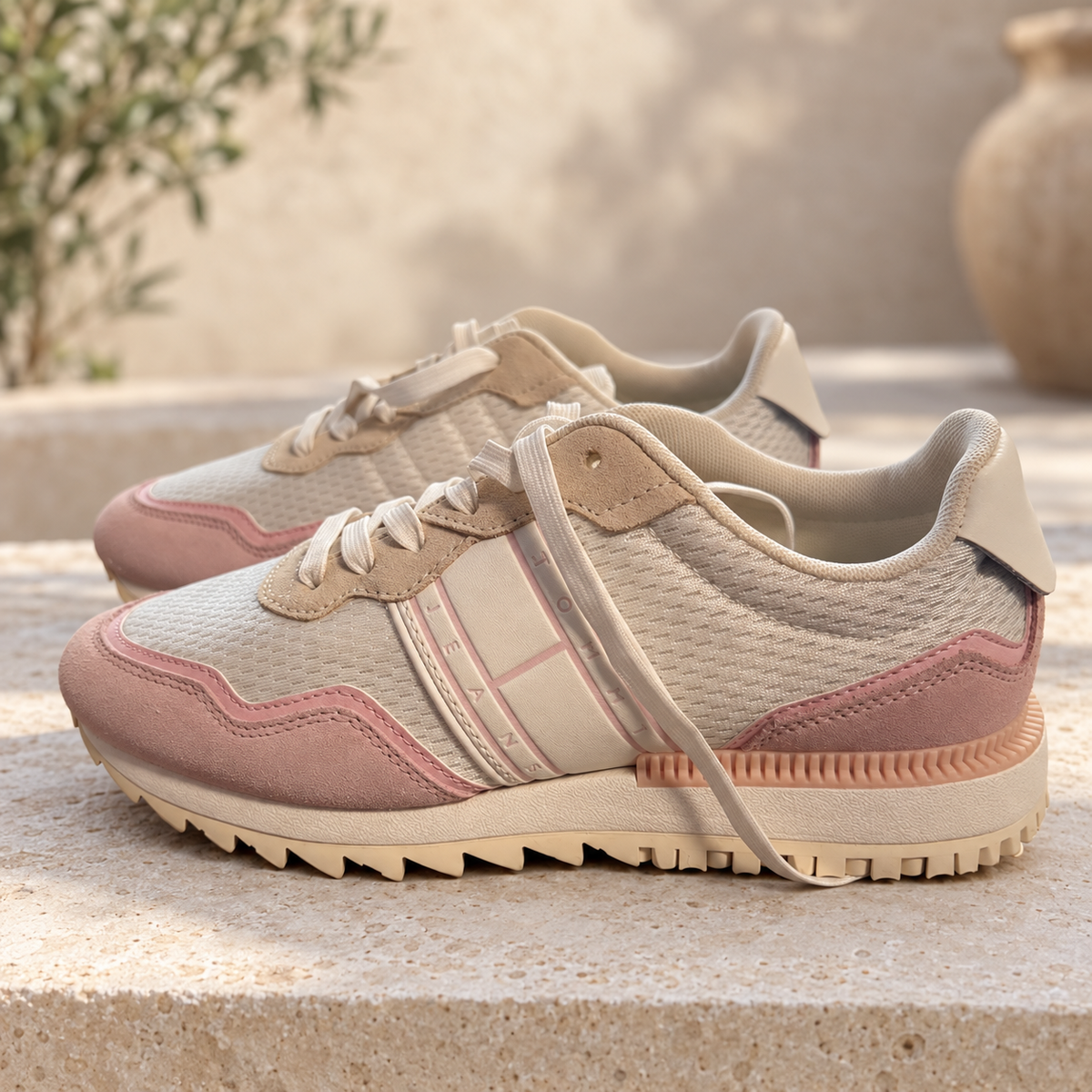 Tommy Jeans beige y rosa talla40 — ambiente