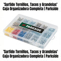 Surtido Tornillos, Tacos y Arandelas Caja Organizadora | Parkside
